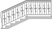 Кованые лестницы на заказ и под ключ