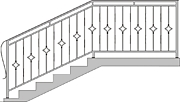 Кованые перила и ограждения лестниц