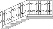 Кованые лестницы на второй этаж