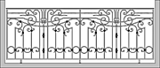 Кованый балкон виноградная лоза