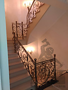 перила кованые для лестницы в доме