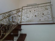кованые перила для лестницы из металла