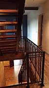 перила для лестницы в частном доме кованые
