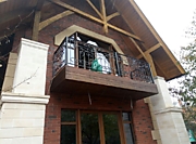 кованые перила на балкон фото