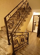 кованые перила для лестниц фото